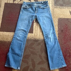 Miss Me Flare Jeans in Classic Blue